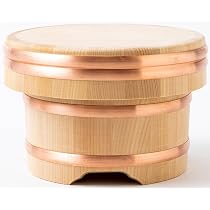木曽工芸　江戸びつ　18cm 3合用 Amazon｜木曽さわら おひつ 木製おひつ 江戸びつ (3合)｜おひつ