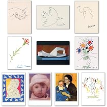 Amazon | 【正規輸入品】ポストカード アート10柄セット「ピカソ