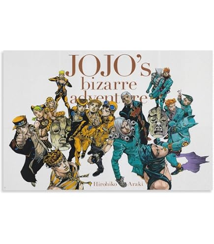バンダイ 荒木飛呂彦原画展 ジョジョ展 B2ポスター 第4部 ジョジョの