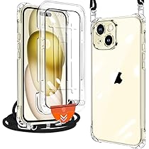 Amazon.co.jp: iPhone 15 用 ケース クリア [1枚ガラスフィルム付き