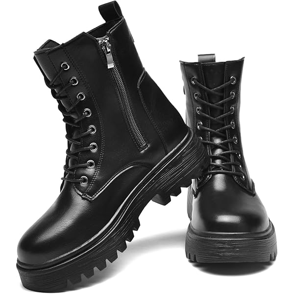 Amazon | あしながおじさん レースアップブーツ 本革 レザー