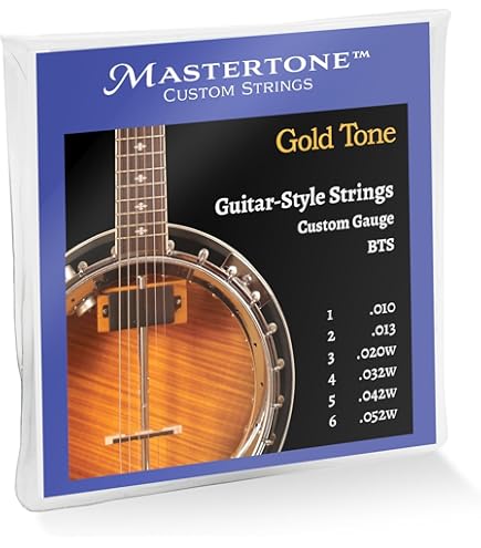 Corde Per Banjo GHS PF120 - Set Di 6 Corde Leggere In Acciaio Inox Con Rivestimento Circolare - Foto 2