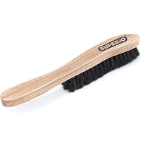 Hat Brush Horsehair Bristles, Solid 