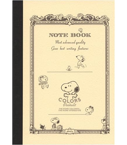 Amazon.co.jp: CDノート A5 PEANUTS【スヌーピー】かわいい アピカ