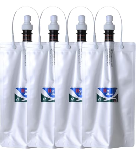 Amazon｜水素水 保存容器 H2-BAG 1000ml用 加水素(H2)液体真空保存容器