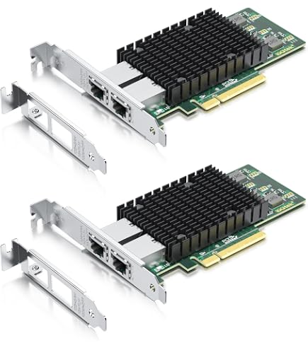 10Gtek 10Gb PCI-E NIC Network Card, Dual SFP+ Port, with Original