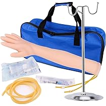 採血練習モデル　血管モデル駆血帯付き Amazon.co.jp: 採血静脈注射練習キット 採血静脈注射練習 人体