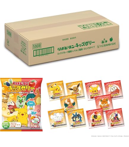 Amazon.co.jp: リポビタンキッズゼリー ひとくちタイプ ミックス