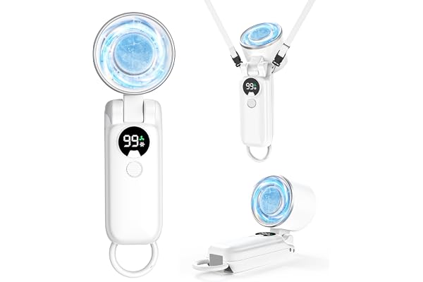 【2026夏新登場 瞬間冷却】ハンディファン 冷却プレート付き 携帯扇風機 冷感 手持ち扇風機 100段階風量調節 強力送風 ７枚羽根 160°無段階角度調節 大容量 最大20時間稼働 静音 小型 一台多役 手持ち/首掛け/卓上/吊り下げ 折り畳み式 LED残量表示 USB充電式 せんぷうき カラビナ＆ネックストラップ付き ミニファン 熱中症対策