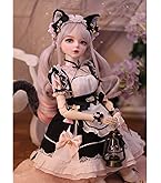 BJD 1/3ドール フルセット 本体 60cm 球体関節人形 全身セット 衣装 Amazon | Meeler BJDドール フルセット 1/3 球体関節人形 女の子