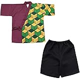 Amazon バンダイ 鬼滅の刃 なりきり甚平 パジャマ 男の子 女の子 キッズ ジュニア 48 パジャマ 通販