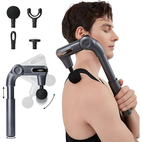 DGV ハンディガン パワフル 10mm振幅 11cm伸縮ハンドル 背中まで届く リリースガン 5段変速 Type-C急速充電 静音 誕生日プレゼント お祝 Amazon | DGV ハンディガン パワフル 10mm振幅 11cm伸縮ハンドル 背中