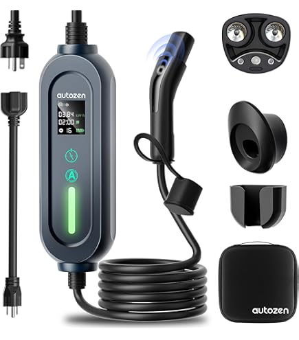 Amazon | Ecogenix レベル 1&2 テスラ充電器 15A EV充電器 110V-120V