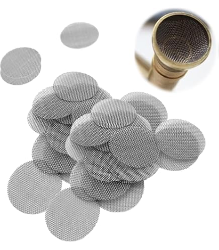 新品PIPESCREENS 500枚入50箱 計25000枚 網 タバコ パイプ Amazon.co.jp: パイプスクリーン 20mm ステンレス製 パイプ網