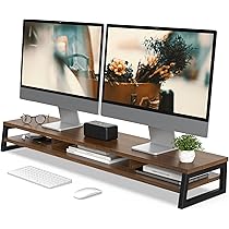 木製デスクシェルフ モニター台 Amazon.co.jp: Fenge モニター台 卓上 デスクシェルフ モニター