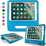 iPad 2018 2017 ケース アイパッド 2017 9.7 ipad air2 ipad air キッズ 超軽量 耐衝撃 スタンド ハンドル付き EVA 保護 新型 Apple iPad 9.7 2017 カバー (ブルー)