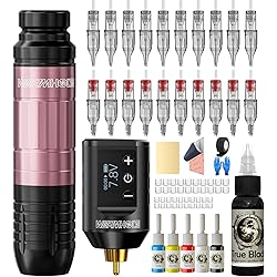 Amazon | Dragonhawk A1初心者タトゥーキット、コードレスコンプリート