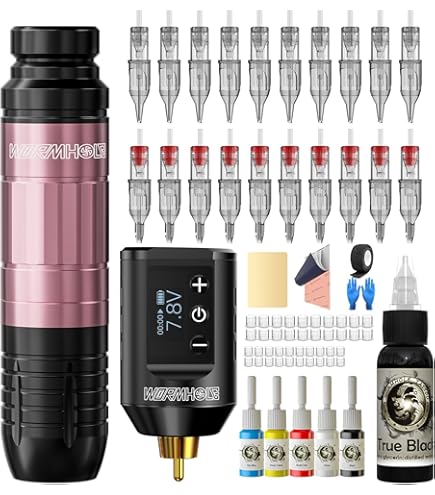 Amazon | POSEIDON ロータリータトゥーペンキット 初心者用 タトゥー