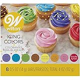 Wilton アイシングカラー 8カラーセット ジェル 着色料 食紅 製菓 材料 デコレーション クッキー 14g 0.5oz【日本正規輸入品】