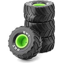 サベージやモンスタートラック用 タイヤホイールセット Amazon | Chanmoo 1/8 RC モンスタートラックタイヤと17mm 六角