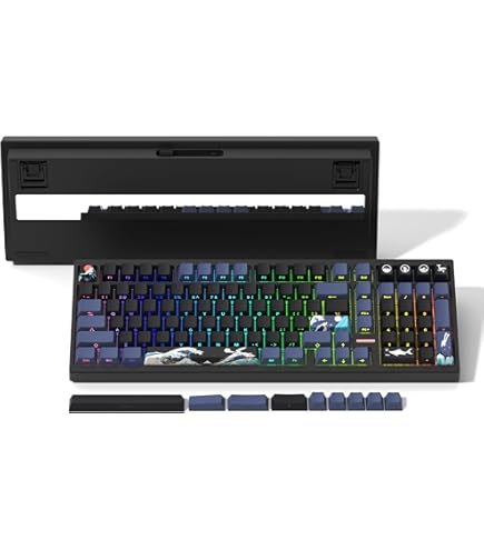 Amazon | Womier S-K71 75%キーボード アルミ合金 無線機械キーボード