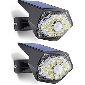 【2021最新昇級版】センサーライト 屋外 室外 防水 防犯 人感センサー 高輝度 大出力 10LED 自動点灯 ガーデ…