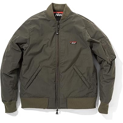 Amazon | [ナンガ] 別注 HINOC DOWN JACKET MA-1 ヒノックダウン