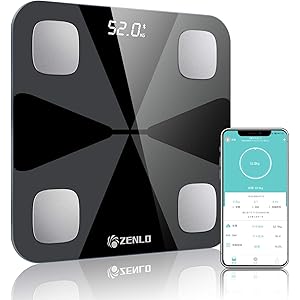 体重計 体組成計 体脂肪計 Bluetooth デジタル 高精度 体重/体脂肪率/体水分率/筋肉量/内臓 脂肪/タンパク質/BMI測定可能 ボディスケール 電源自動ON/OFF 薄型 健康管理 肥満予防 iOS/Android 対応 スマホでデータ管理