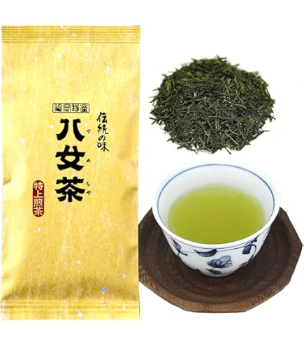 八女茶，  新茶(特上煎茶)730円×40袋 Amazon.co.jp: 八女茶 緑茶 茶葉 高級 特選特上煎茶 100g 袋詰 お茶