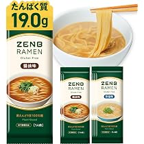 Amazon.co.jp: 【糖質オフの豆100%麺】 ZENB ゼンブ ヌードル 丸麺 8食