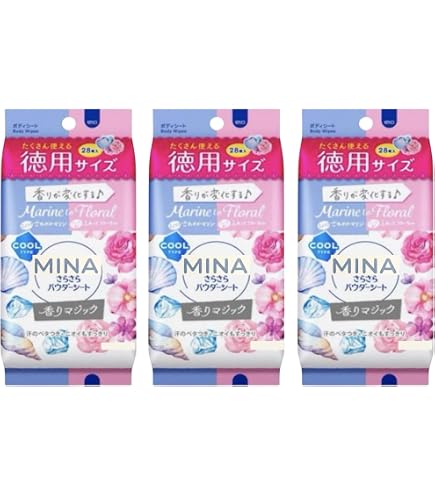 Amazon | ビオレ さらさらパウダーシート 香りマジック アイスミントの
