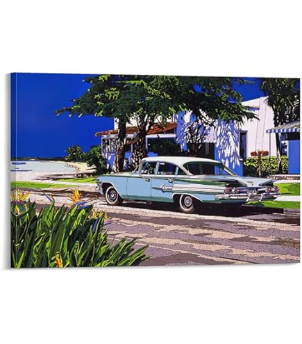 Amazon.co.jp: 鈴木英人の作品【サンディー ビーチ】イラスト アート