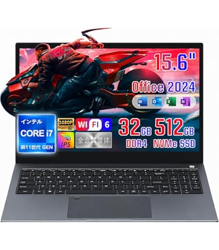 Amazon.co.jp: 【Core 第13世代 i7-13620H OFFICE 2024搭載】ノート