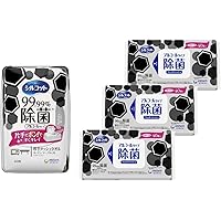 Buster ウェットティッシュ 40枚入り 3箱セット シルコット 99．99％除菌ウェットティッシュ詰替 40枚×3