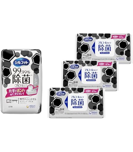 Amazon.co.jp: シルコット 99.99% 除菌ウェットティッシュ詰替 40枚×8