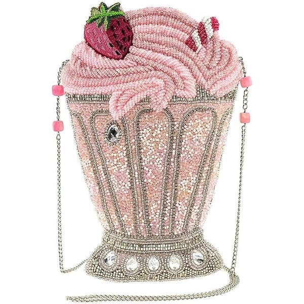 Mary Frances Borsa Champagne On Ice – Borsetta 3D Con Perline E Cristalli, Secchiello E Bicchieri, Collezione Esclusiva - 3