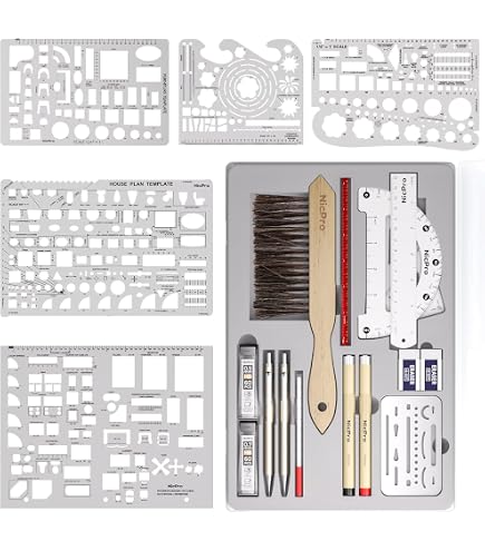 Maitys Archäologie-Set Mit Nordpfeil & Maßstäben – 12-teiliges Lineal-Set In Schwarz/Weiß Für Feldarbeit & Fotodokumentation