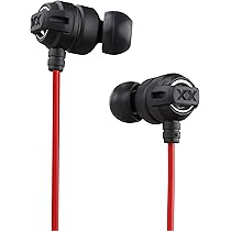 JVC HA-XM20X XX Series Sealed Headphones Black & Red