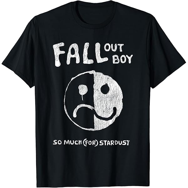 Amazon | Fall Out Boy - スマイリー Tシャツ | Tシャツ