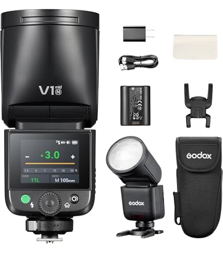 Amazon | 【GODOX正規代理店/技適マーク】GODOX V1Pro-N フラッシュ