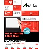 Amazon.co.jp: エーワン ラベルシール A4 4面 はがき用 15シート