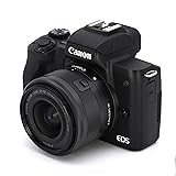 Canon ミラーレス一眼カメラ EOS Kiss M2 標準ズームレンズキット ブラック KISSM2BK-1545