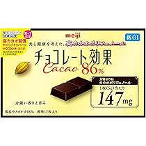 Amazon | 明治 チョコレート効果カカオ86％ 60g | チョコレート効果