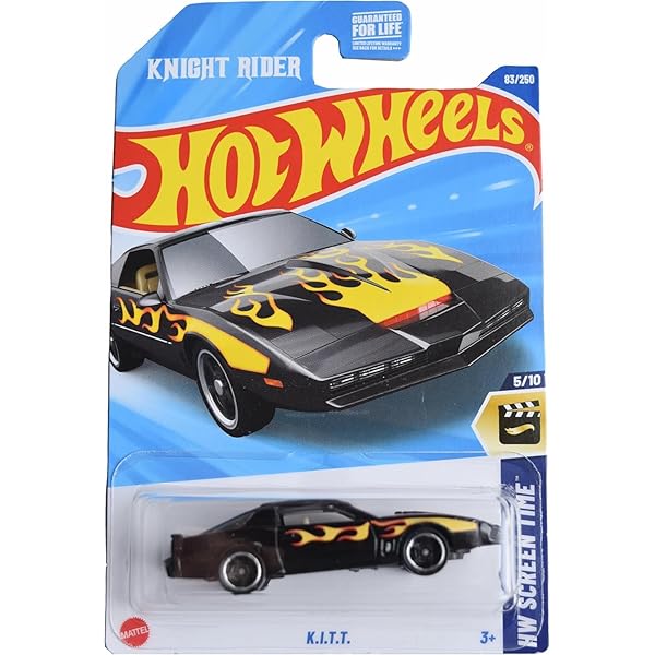 ホットウィール　 ＫＩＴＴスーパーパーシュートモード　デザイナーサイン入り K.I.T.T. SUPER PURSUIT MODEのレビュー！キッズの心をがっつり