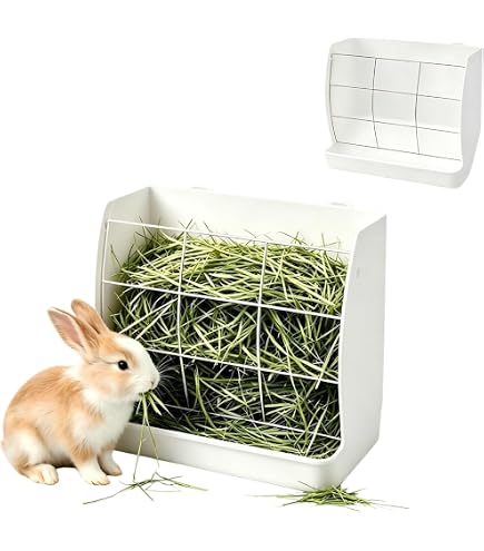 Amazon | 牧草フィーダー うさぎ 大容量 牧草入れ 3×3マス チモシー