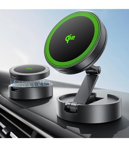 Amazon.co.jp: THREEKEY スマホホルダー 車 ワイヤレス充電 マグセーフ