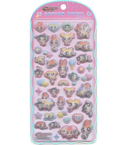 Amazon | コットンパフィーシール【パワーパフガールズ1】 137579