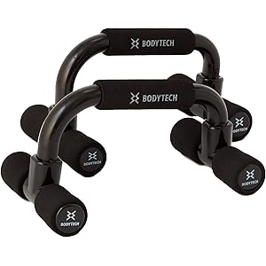 【Amazon限定ブランド】ボディテック(Bodytech) プッシュアップバー 2個セット 耐荷重100kg 傾斜グリ…