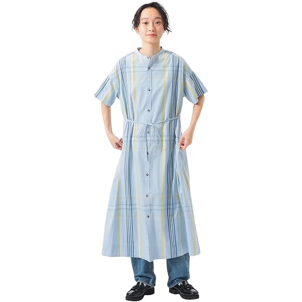 Amazon.co.jp: [ビームスボーイ] ワンピース orSlow チェック スナップ