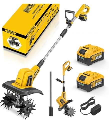 Amazon | アルミス 電動耕運機 耕す造 AKT-1050WR ALUMIS ロータリー刃